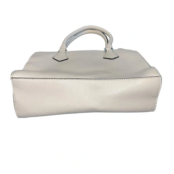 Guess Los Angeles White Faux Leather Purse Crossbody Tote - Picture 5 of 9